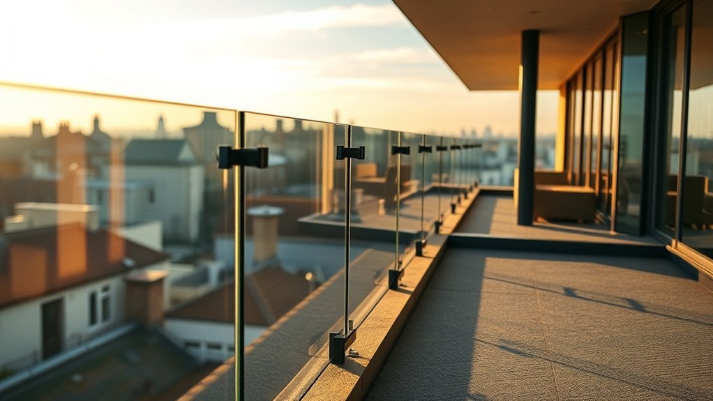 Terrace Glass Balustrades Bletchley